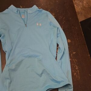 Under Armour Sky Blue Quarter-Zip Top